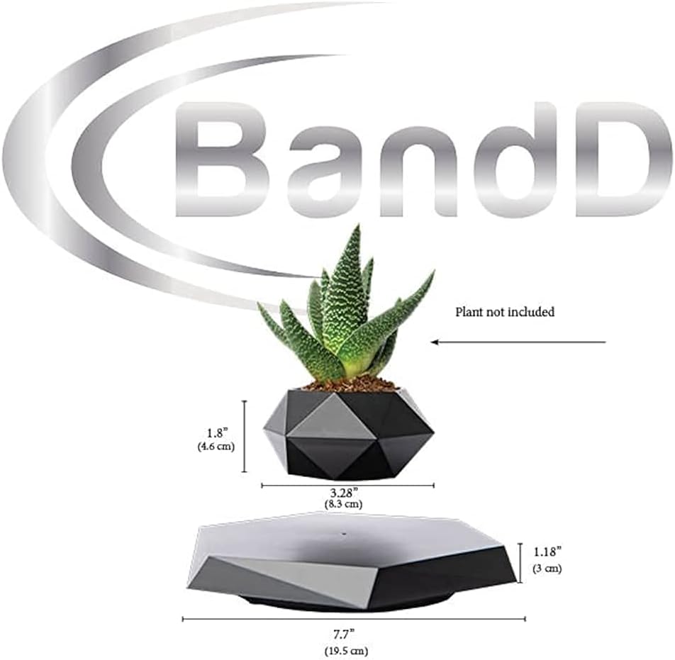 Levitating Plant Pot – Magnetic Floating Planter for Small Plants & Modern Home Decor