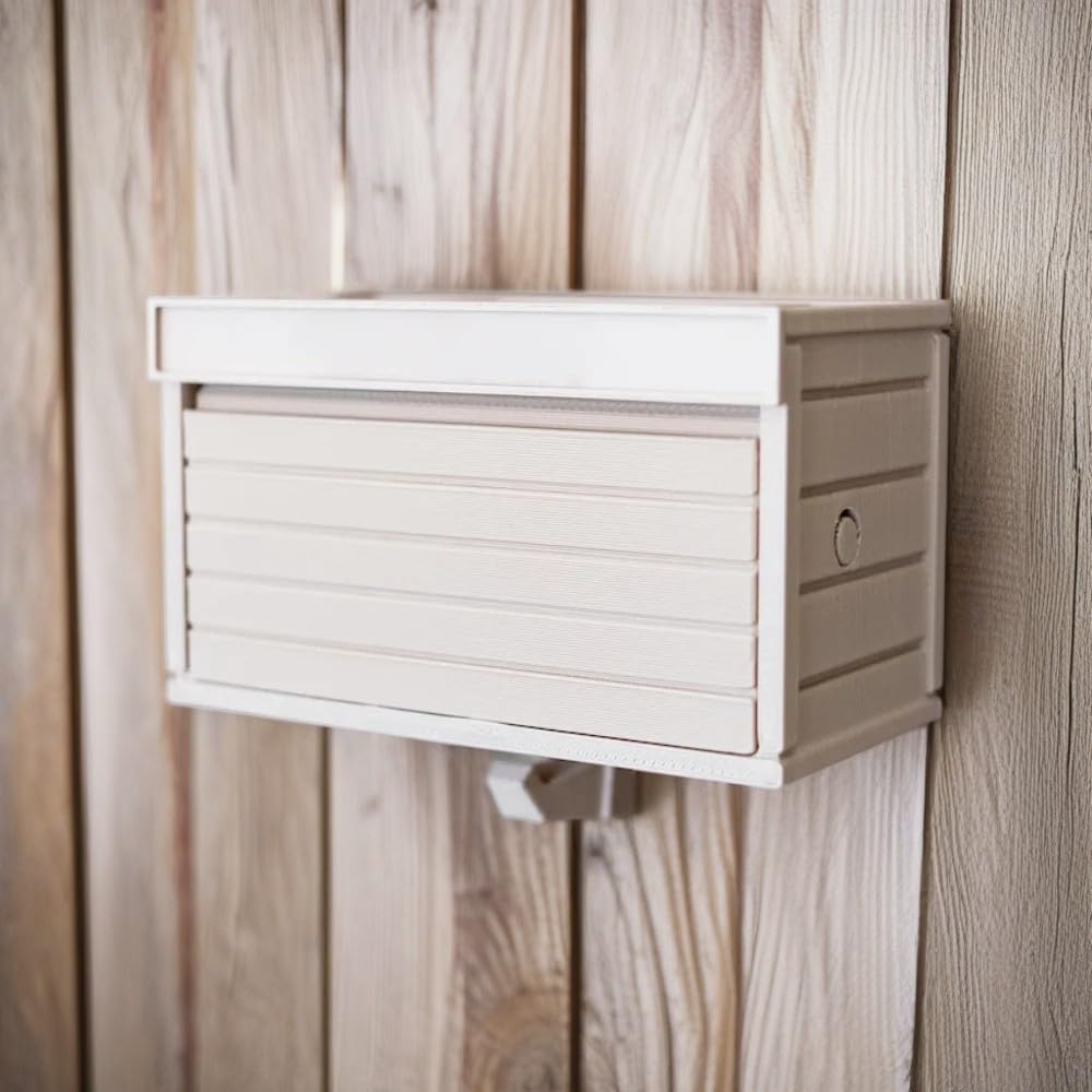 3D Printed Garage Key Holder – Wall Mount Organizer with Working Doors for Car Keys & Accessories