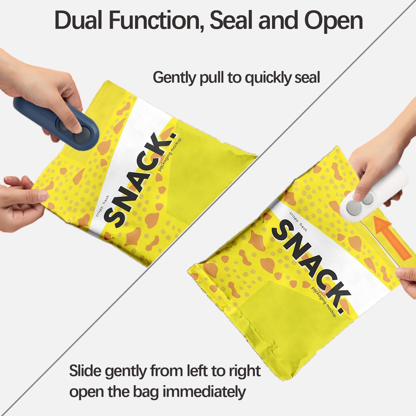 Portable USB Snack Bag Sealer – Mini Heat Sealer for Chips, Snacks & Food Storage