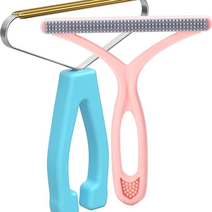 Pet Hair Remover Carpet Rake – Lint Shaver Brush for Dog & Cat Hair on Rugs, Couches, Car Mats & Furniture