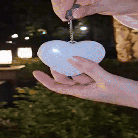 USB Heart-Shaped LED Purse Light – Motion-Activated Mini Night Light for Bags & Travel