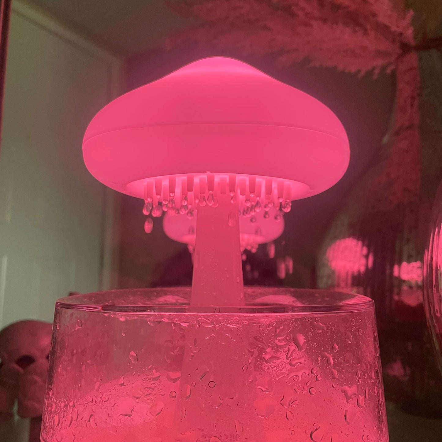Rainy Cloud Humidifier – Aesthetic LED Cool Mist Diffuser with Rainfall Visual & Mood Lighting