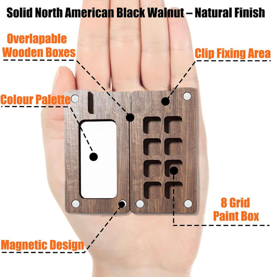 Mini Watercolor Palette Paint Set– Travel Size