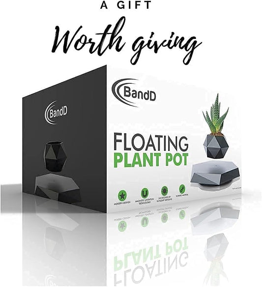 Levitating Plant Pot – Magnetic Floating Planter for Small Plants & Modern Home Decor