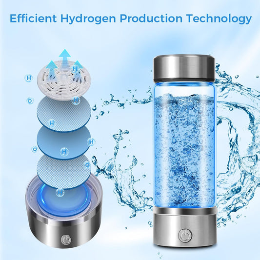 USB Rechargeable Hydrogen Water Bottle – Portable Antioxidant-Rich Ionizer for Wellness & Daily Hydration