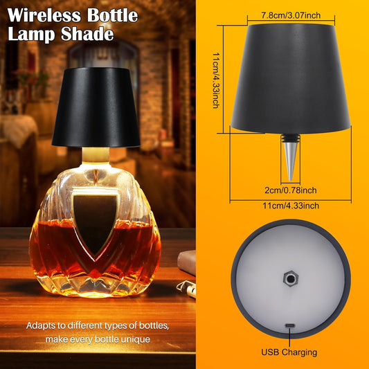 Wireless Bottle Lamp – Compact & Lightweight LED Light for Home, Office & Ambient Decor