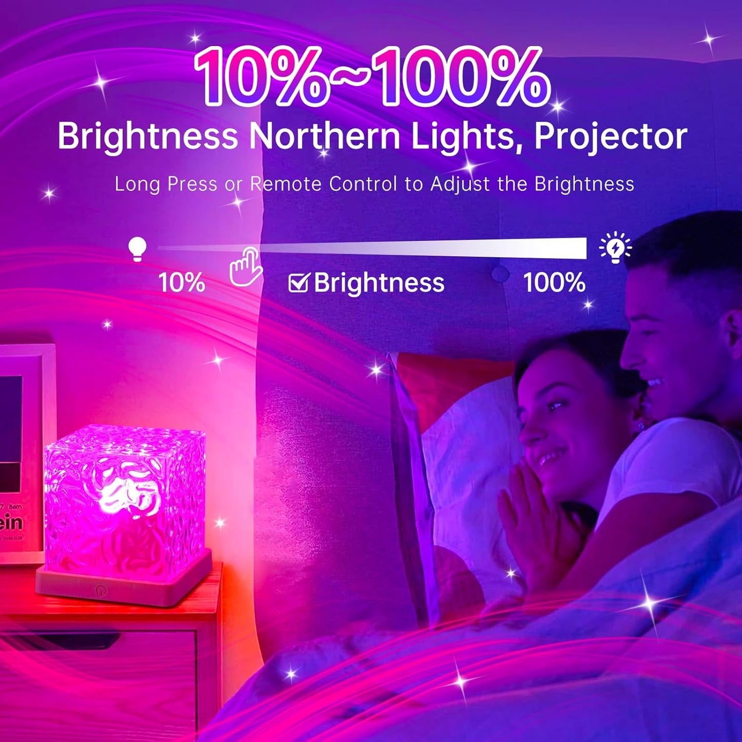 Northern Lights Galaxy Projector – 16 Color LED Night Light for Room Ambience & Relaxation