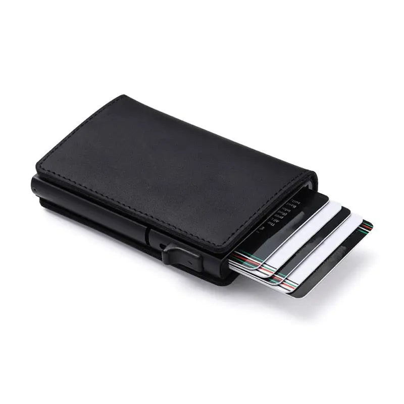 Quick Card Access Wallet – Slim RFID-Blocking Pop-Up Wallet with 6 Styles for Men & Minimalists