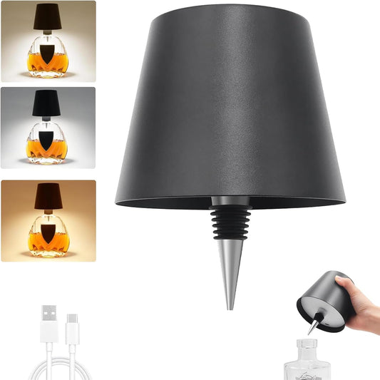 Wireless Bottle Lamp – Compact & Lightweight LED Light for Home, Office & Ambient Decor