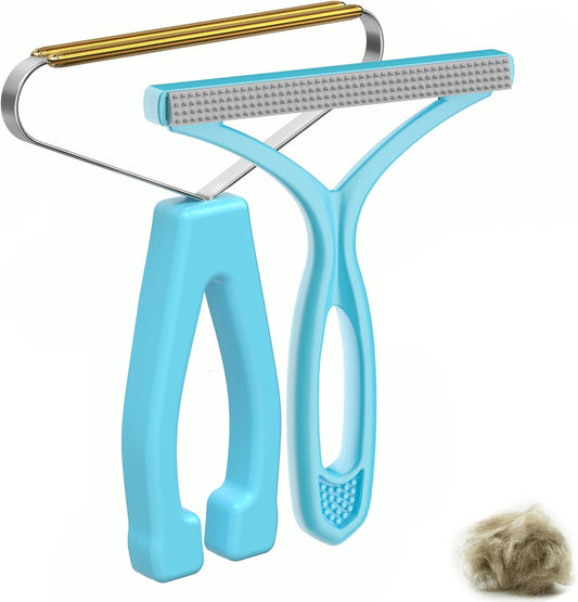Pet Hair Remover Carpet Rake – Lint Shaver Brush for Dog & Cat Hair on Rugs, Couches, Car Mats & Furniture