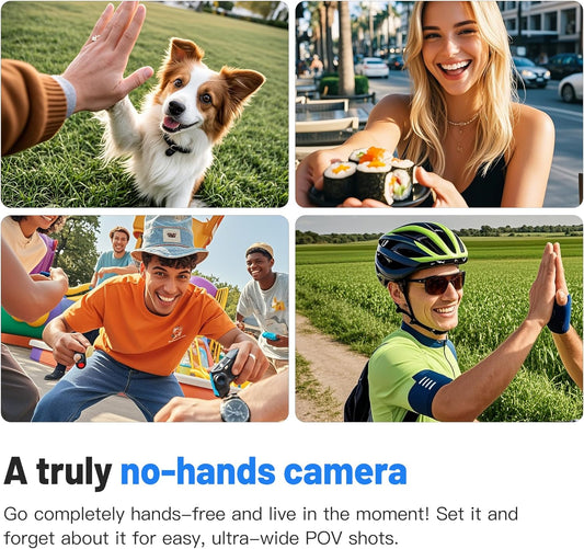 1080P Mini Body Camera – Wearable Thumb-Sized Action Cam for Hands-Free Recording, Travel & Pet Walks