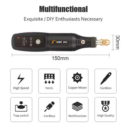 USB Cordless Drill Rotary Tool