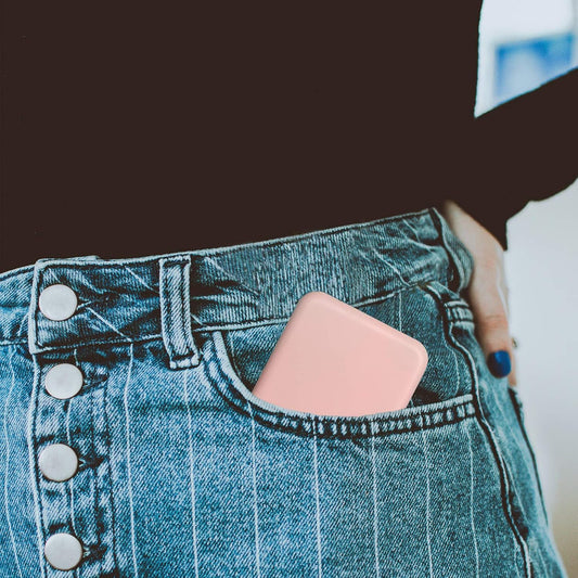 LED Compact Travel Makeup Mirror with Light for Purse