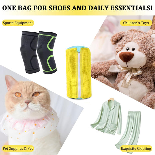 Shoe Washing Machine Bag – 360° Clean, Durable Laundry Bag with Side Zipper for Washer & Dryer Use