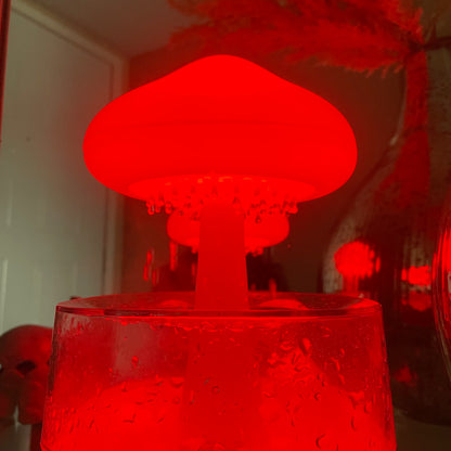 Rainy Cloud Humidifier – Aesthetic LED Cool Mist Diffuser with Rainfall Visual & Mood Lighting