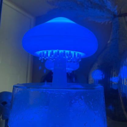 Rainy Cloud Humidifier – Aesthetic LED Cool Mist Diffuser with Rainfall Visual & Mood Lighting