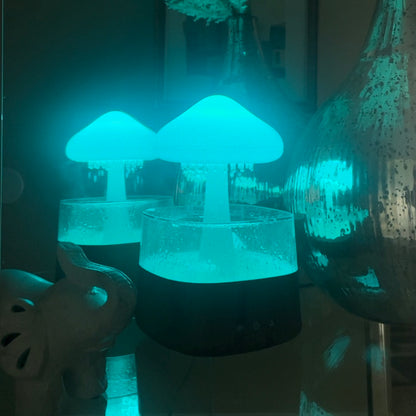 Rainy Cloud Humidifier – Aesthetic LED Cool Mist Diffuser with Rainfall Visual & Mood Lighting
