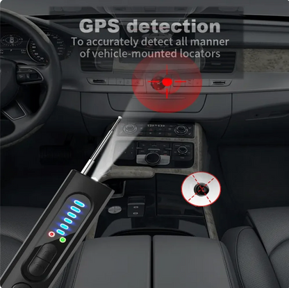 SpyFinder Plus Hidden Camera Detector – Advanced Personal Privacy Protection Device with LED Detection Technology