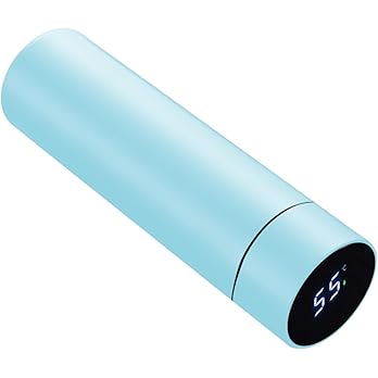 Smart Water Bottle – 17oz Stainless Steel Insulated Thermos with LCD Temperature Display | Portable Hot & Cold Flask for Travel, Gym, Office