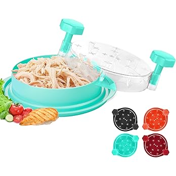 Twist Chicken Shredder Tool – Large Visible Meat Shredder for Chicken, Pork & Beef | Manual Meat Grinder Bowl