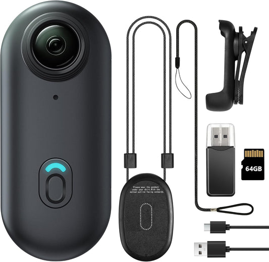 1080P Mini Body Camera – Wearable Thumb-Sized Action Cam for Hands-Free Recording, Travel & Pet Walks