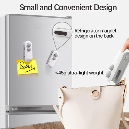 Portable USB Snack Bag Sealer – Mini Heat Sealer for Chips, Snacks & Food Storage