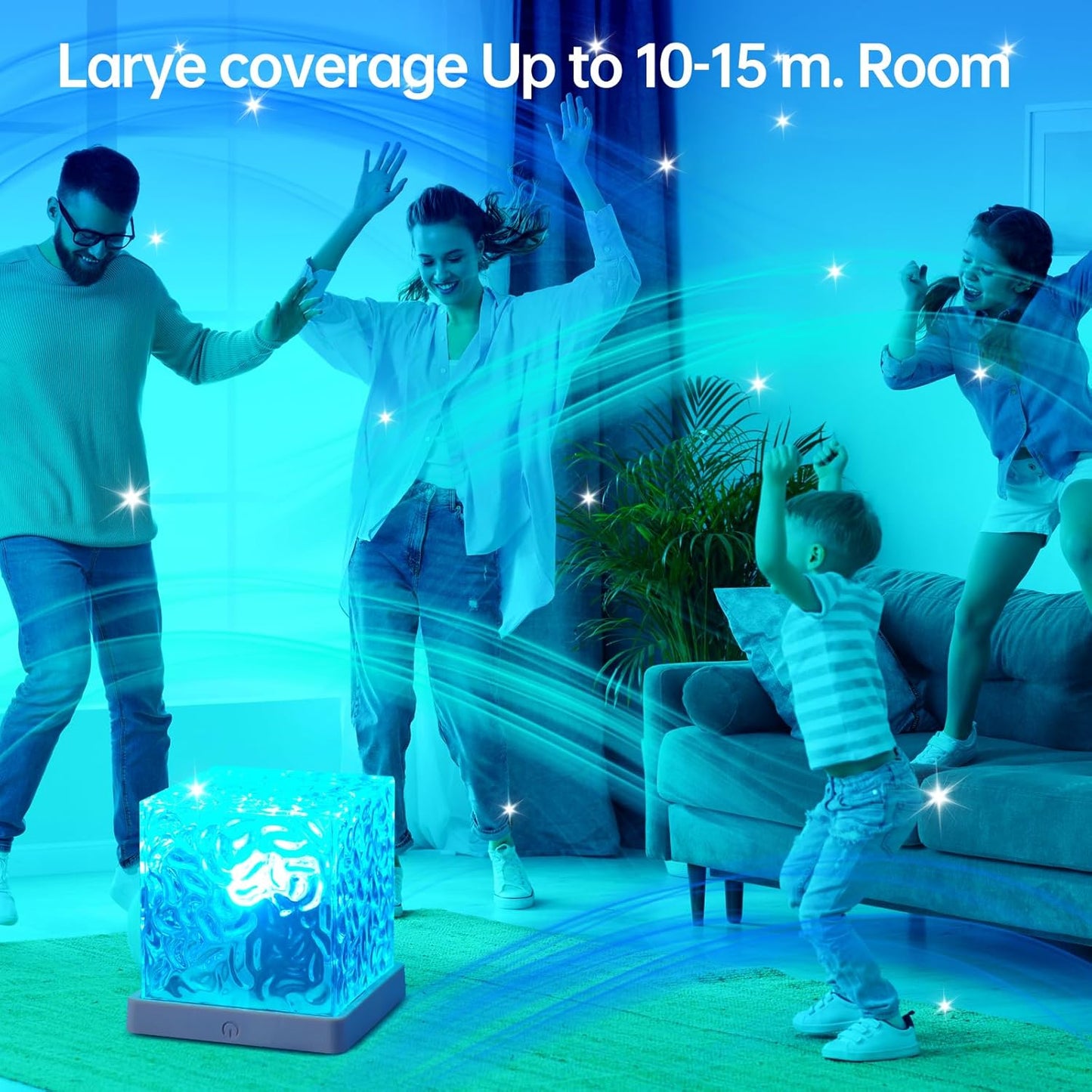 Northern Lights Galaxy Projector – 16 Color LED Night Light for Room Ambience & Relaxation