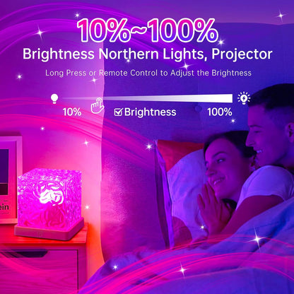 Northern Lights Galaxy Projector – 16 Color LED Night Light for Room Ambience & Relaxation