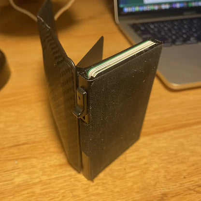 Quick Card Access Wallet – Slim RFID-Blocking Pop-Up Wallet with 6 Styles for Men & Minimalists